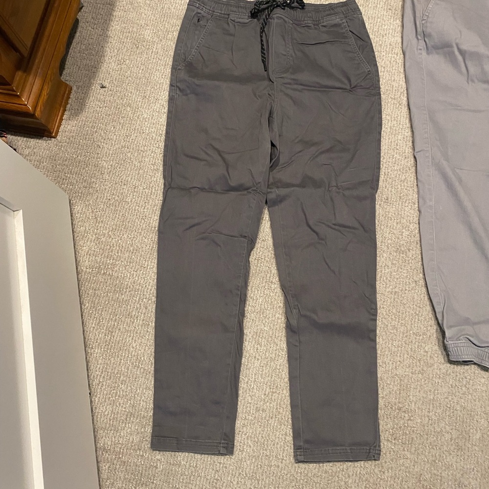 Men's Gray Casual Pants